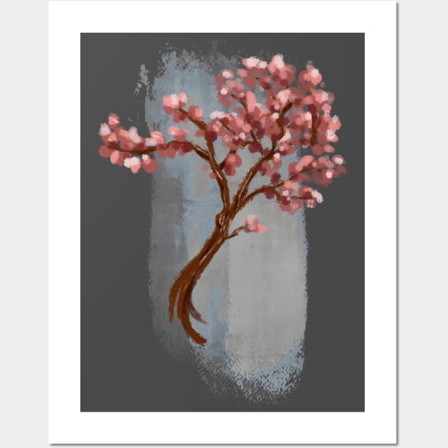 Cherry Blossom Wall Art by Casual Nonsense